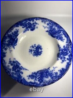 10.25 WILKINSON ARTHUR J Arcadia Flow Blue & White Plates Set Of 5 Read