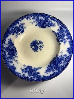 10.25 WILKINSON ARTHUR J Arcadia Flow Blue & White Plates Set Of 5 Read