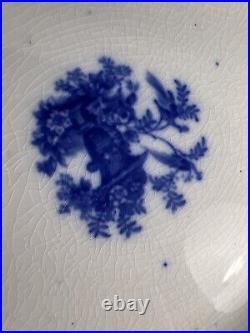 10.25 WILKINSON ARTHUR J Arcadia Flow Blue & White Plates Set Of 5 Read