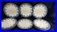 10 Antique Royal Worcester W2279 Blue White Gold Trim 9 3/8 Dinner Plates VGC