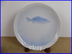 10 Rosenthal Blue & White Fish Plates Northern Pike Perch Carp Germany