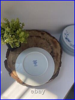 11 PC Set Noritake Stardust 2603 Dinner Bread Plate Bowl Blue White Floral China