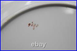 12 Copeland Spode Stafford Blue Leaf & Gold Dinner Plates T. Goode 10.5 9688