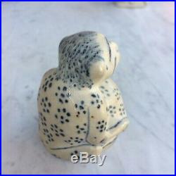15th C Annamese Blue &White Monkeys Water dropper from Hoi An hoard shipwreck