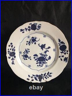 17th-18th c Kangxi Chinese Floral Blue & White Plate