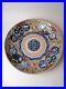 18-19th century a superb Japanese large blue and white porcelain plate