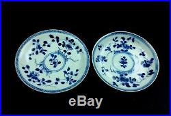 18 C. Chinese YongZheng Blue & White Porcelain Plates with Southey's Auction Tags