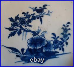 18th C Arras Blue and White Porcelain Plate
