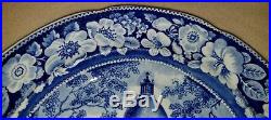 19th C. Blue & White Historical Staffordshire Boston State House Plate EW&S 10