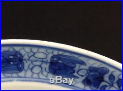 19th Century Chinese blue/white porcelain plate