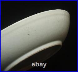 27.5CM Old Chinese Blue & White Porcelain Dish withkylin