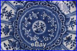 28.5 cm Antique Chinese Porcelain Blue&White Dish, Period Kangxi 1662-1722