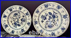 2X ENGLISH IRONSTONE TABLEWARE (EIT)Serving bowl Blue&White Dinner Plate England