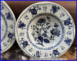 2X ENGLISH IRONSTONE TABLEWARE (EIT)Serving bowl Blue&White Dinner Plate England