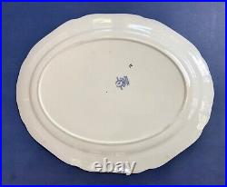 2 Antique Blue & White Platters Allertons Pavilion England 1929-1942