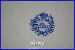 2 Colossal Willow Pattern Antique Platters