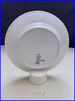 2 ROYAL COPENHAGEN BLUE FLUTED FULL LACE Salad Plates Lunch 1086 20cm 1st Qual