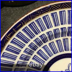 2 X C18th-C19th Flight& Barr Worcester Music Pattern Porcelain Plates