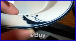 38 Piece Dansk Flora Bayberry Blue White Japan Set Dinnerware Plates Cups Etc