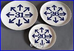 3 Demonstration Plates Arzberg. For Siemens Dishwasher Lady 31-26-20cm