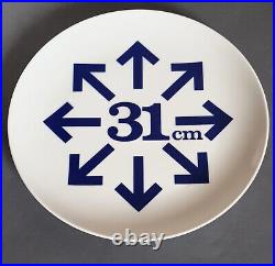 3 Demonstration Plates Arzberg. For Siemens Dishwasher Lady 31-26-20cm