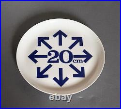 3 Demonstration Plates Arzberg. For Siemens Dishwasher Lady 31-26-20cm