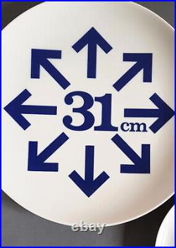 3 Demonstration Plates Arzberg. For Siemens Dishwasher Lady 31-26-20cm