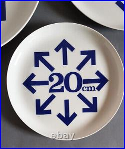 3 Demonstration Plates Arzberg. For Siemens Dishwasher Lady 31-26-20cm