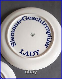3 Demonstration Plates Arzberg. For Siemens Dishwasher Lady 31-26-20cm