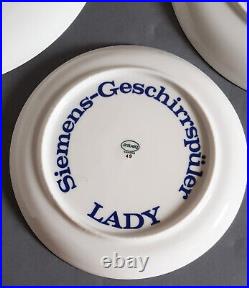 3 Demonstration Plates Arzberg. For Siemens Dishwasher Lady 31-26-20cm
