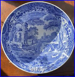 4 ANTIQUE COPELAND SPODE BLUE ITALIAN PATTERN SET OF 4 Bowl Plate Serving Dish
