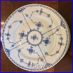 4 Blue Fjord Dinner Plates Lipper & Mann Blue & White Dinnerware