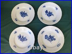 4 Vintage Royal Copenhagen Blue Flowers Braided 10 Plates