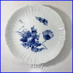 4x Royal Copenhagen Blue Flowers Curved Salad Dessert Plates 1645 19,5 cm