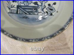 5 Antique Chinese Blue and White Plates Kangxi Period