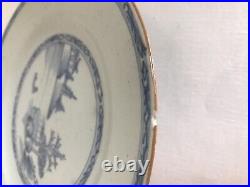 5 Qianlong Period Blue & White Plates 22.8 cm Long/Wide- A/F