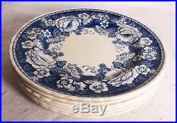 6 Masons Blue And White Dinner Plates Crabtree & Evelyn
