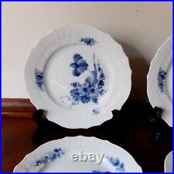 6 x BLUE FLOWER CURVED 16 cm Plates # 10 1626 Royal Copenhagen 1969 74. 1st