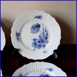 6 x BLUE FLOWER CURVED 16 cm Plates # 10 1626 Royal Copenhagen 1969 74. 1st