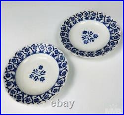 71 Royal Vienna Blue & White Floral China Set