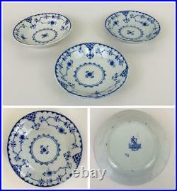 71pc FURNIVALS Denmark Blue White Delft Porcelain China Set Plates Bowls Dishes