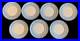 7 Manifattura Di Laveno Richard Ginori Grp Blue White Fruit 8.5 Lunch Plates