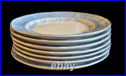 7 Manifattura Di Laveno Richard Ginori Grp Blue White Fruit 8.5 Lunch Plates