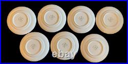 7 Manifattura Di Laveno Richard Ginori Grp Blue White Fruit 8.5 Lunch Plates