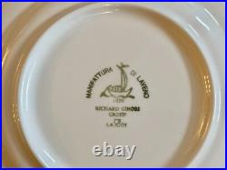 7 Manifattura Di Laveno Richard Ginori Grp Blue White Fruit 8.5 Lunch Plates