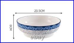 8+1 Pc Chinese new year Dinning Set Crockery Tableware Plates Bowl for family