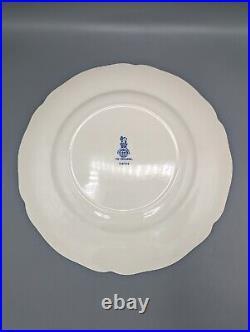 8 Royal Doulton England The Kirkwood D6314 Blue Dinner Plates 10.25