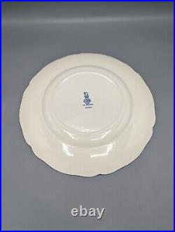 8 Royal Doulton England The Kirkwood D6314 Blue Dinner Plates 10.25