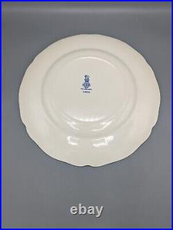 8 Royal Doulton England The Kirkwood D6314 Blue Dinner Plates 10.25