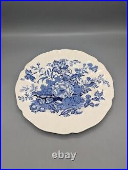 8 Royal Doulton England The Kirkwood D6314 Blue Dinner Plates 10.25